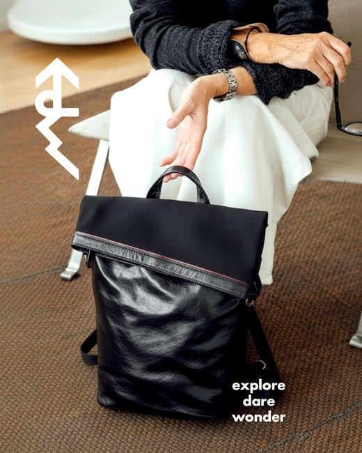 EdWxBA ⽪革帆布双肩背包 Bag 商品图8