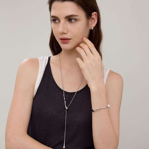 ARSIS｜流光系列 流线水滴毛衣链 商品图2