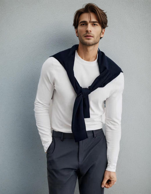 远红外打底衫限时59.9元到手2件❗️ROMON罗蒙男士秋冬合集  极简又高级的经典款式任何年龄都可驾驭！  换季护暖，为家里老公、老爸们添衣！  🇨🇳国庆限时福利 商品图6