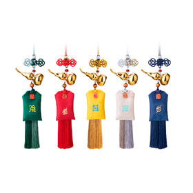 五行御守精工铜葫芦挂件