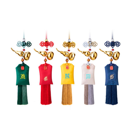 五行御守精工铜葫芦挂件 商品图0