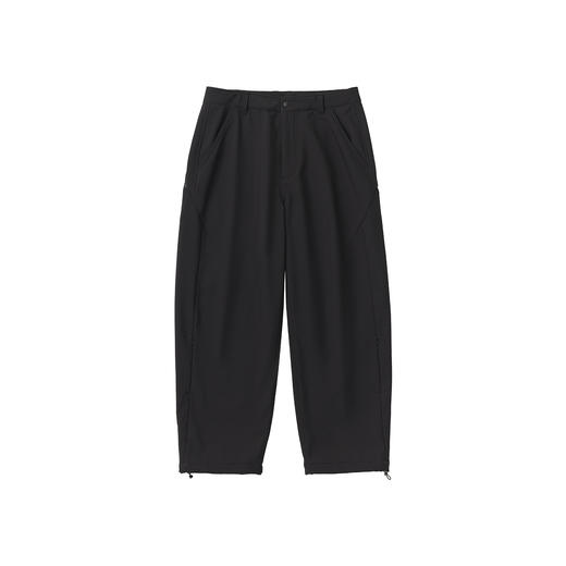 吃茶去chichaqu25户外三防防风防泼水软壳带绒宽松长裤徒步越野 商品图4