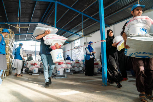 为阿富汗家庭提供一张4x5米塑料防水布 商品图9