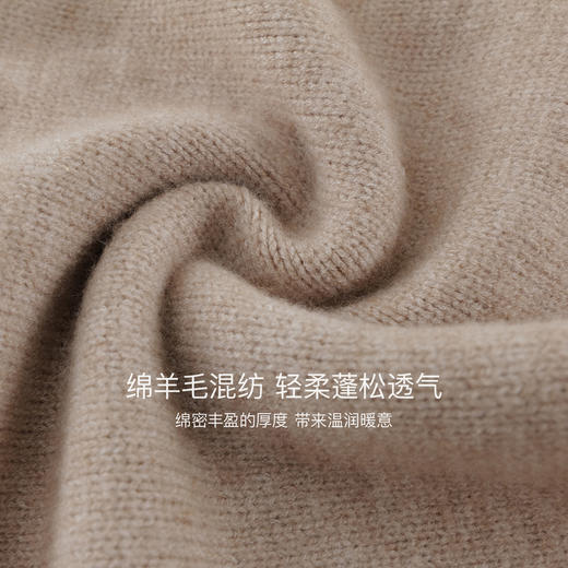 马克珍妮男童立体口袋绵羊毛针织衫2025年冬装新款551890 商品图4