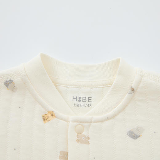 怡比动物乐园长袖开襟哈衣HY25WIN086白灰色调（59#-80#） 商品图7