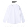 SDSA男士秋冬新款痞帅男装韩版极简风纯色圆领卫衣百搭宽松上衣 商品缩略图0