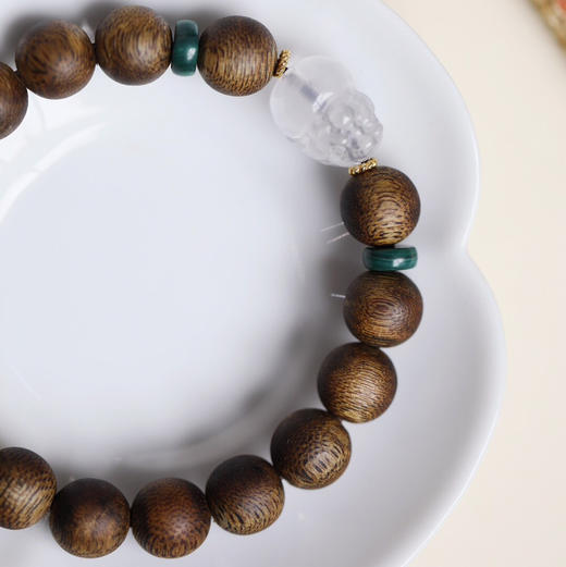 【青山特惠】10mm 16颗 绿棋楠【妗洁】沉香手串c8 商品图3