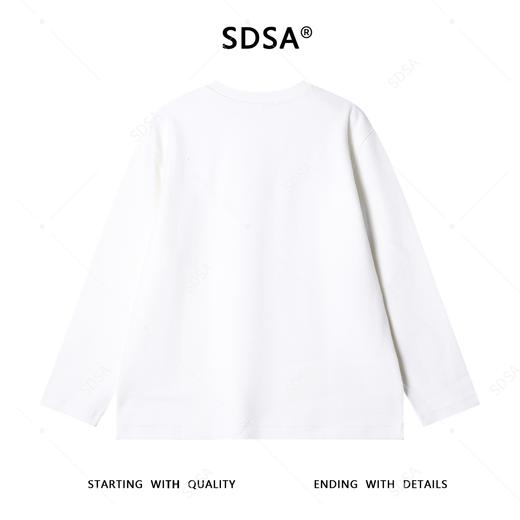 W53053SDSA男士秋冬新款痞帅男装韩版简约纯色铆钉圆领卫衣时尚宽松上衣 商品图5