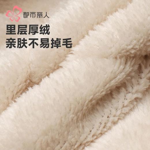 都市丽人睡衣布夹棉女士家居服单件上衣中厚夹棉单件上衣LHH7B7 商品图6