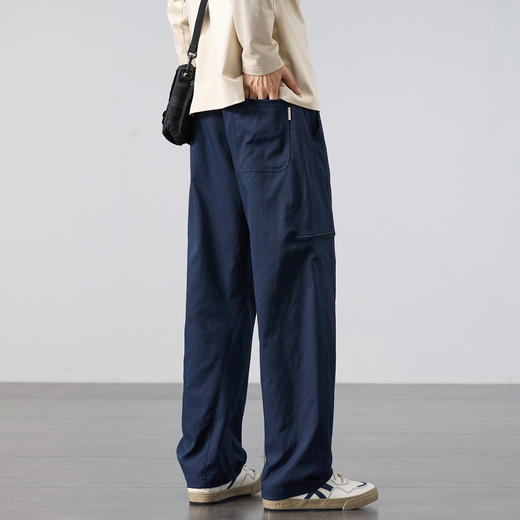 【无惧风雨剐蹭 不易粘毛 打理更方便】休闲宽松直筒工装裤 商品图5