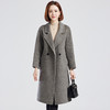 TC 2155115气质双面呢大衣羊毛韩系慵懒宽松大码毛呢外套 商品缩略图0