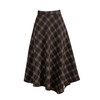 「高货xg」全新升级【铂金会员192/天猫259/差价67】(70631)洛诗琳复古格纹不规则半身裙2025秋冬新款高腰显瘦A字裙 商品缩略图4