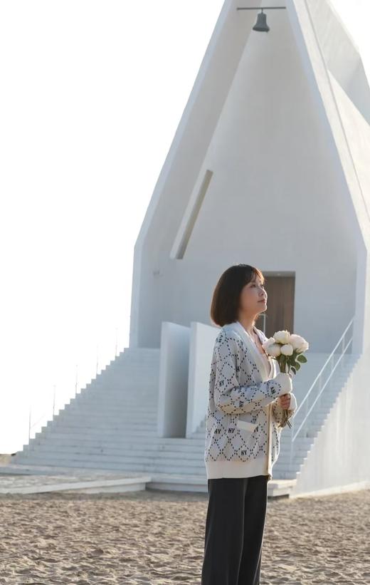 得物同步MLB男女同款慵懒风满印老花针织外套开衫 商品图5