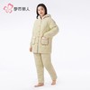 都市丽人烂花绒夹棉睡衣女士家居服长袖长裤加厚夹棉套装LHH1P2 商品缩略图2