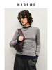 HIDEMI 进口甄选山羊绒极简圆领长袖针织毛衣 商品缩略图1