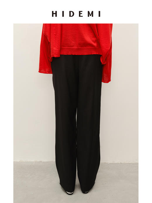 HIDEMI 精纺羊毛显瘦西裤 黑色/卡其色/藏蓝色 商品图1