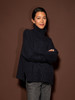 Puree｜#1969 Cocoon Sweater High Neck 羊绒高领茧型厚毛衣 [  白 / 黑  ] 商品缩略图7
