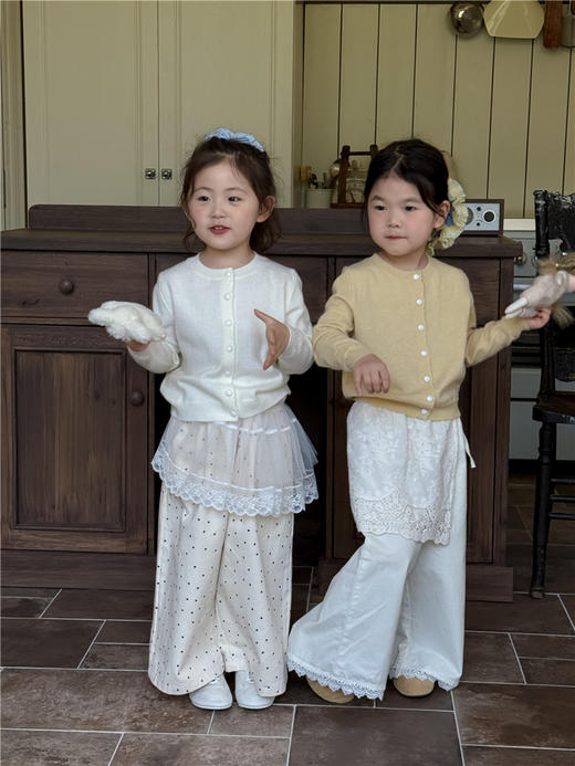 宸之昊甜茶妈女童2025秋冬新款柔软毛衣开衫宝宝幼儿园百搭毛衣儿童上衣 ★ 商品图2