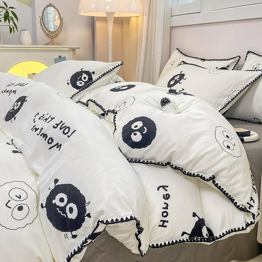 贝壳绣双层纱 A类床品四件套 ZXT 商品图1