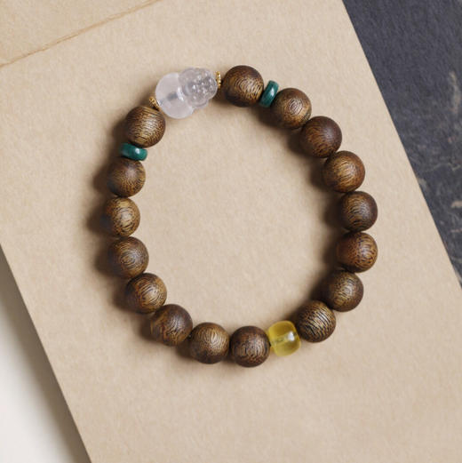 【青山特惠】10mm 16颗 绿棋楠【妗洁】沉香手串c8 商品图6