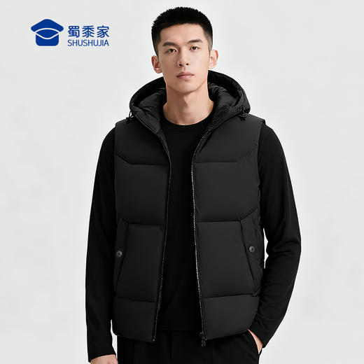 【防风防水加厚羽绒马甲】白鸭绒休闲马甲防风保暖无袖羽绒服外套BT504 商品图7