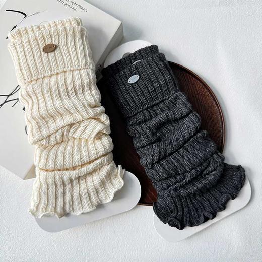 简约扣子袜套女针织纹理软糯亲肤纪念日百货门店同款164043699 商品图2