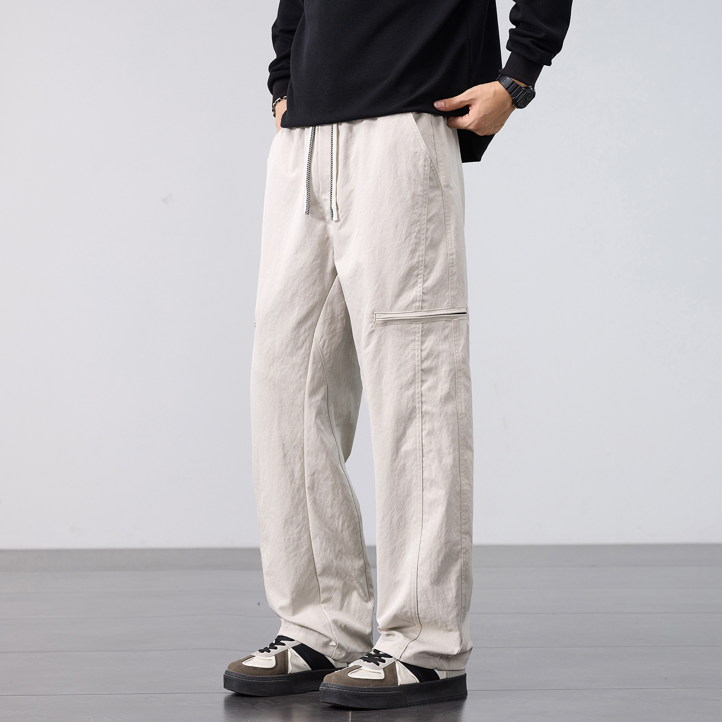 新热卖！【休闲工装裤】运动户外 舒适百搭 宽松直筒阔腿休闲裤