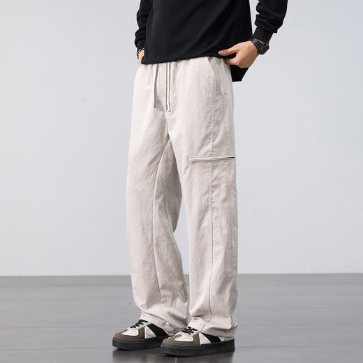 【无惧风雨剐蹭 不易粘毛 打理更方便】休闲宽松直筒工装裤 商品图9