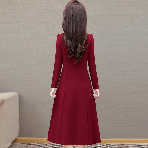QYM 1315C520-Y新中式国风复古旗袍连衣裙 商品图2