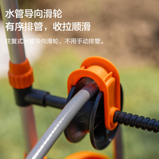 亿力水管车家用高压洗车水枪收纳架园艺浇花水管套装水管架盘管器 商品图2