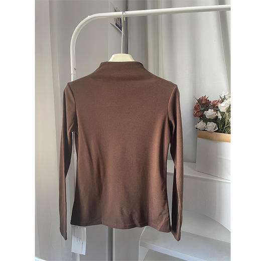 冬季百搭基础款中领打底衫女纪念日百货门店同款164248011 商品图3