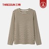 Threegun三枪 雪绒花彩条圆领女衫-T20081A01 商品缩略图13