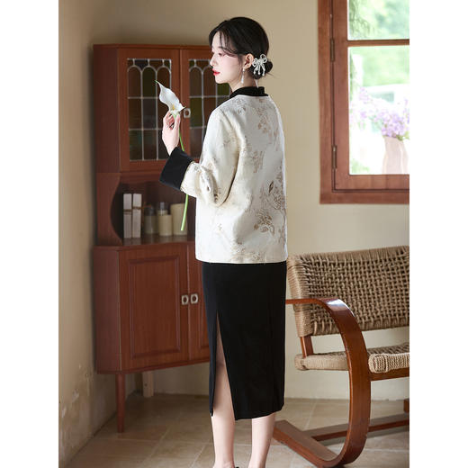 新中式【花鸟外套】外套改良可以搭配旗袍穿的秋季时尚国风外套女 商品图4