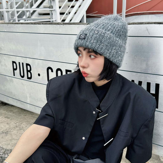 时尚亮片针织帽-纪念日百货门店同款165199741 商品图3