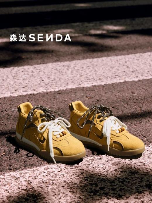 【云粉节】BF楼 森达月牙德训鞋2025冬季新款撞色厚底运动高帮阿甘鞋4NR45吊牌价999活动价499 商品图3