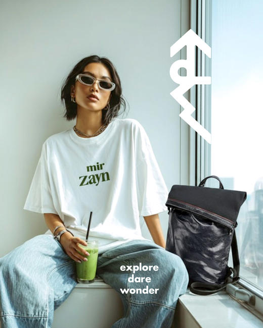 EdWxBA ⽪革帆布双肩背包 Bag 商品图12