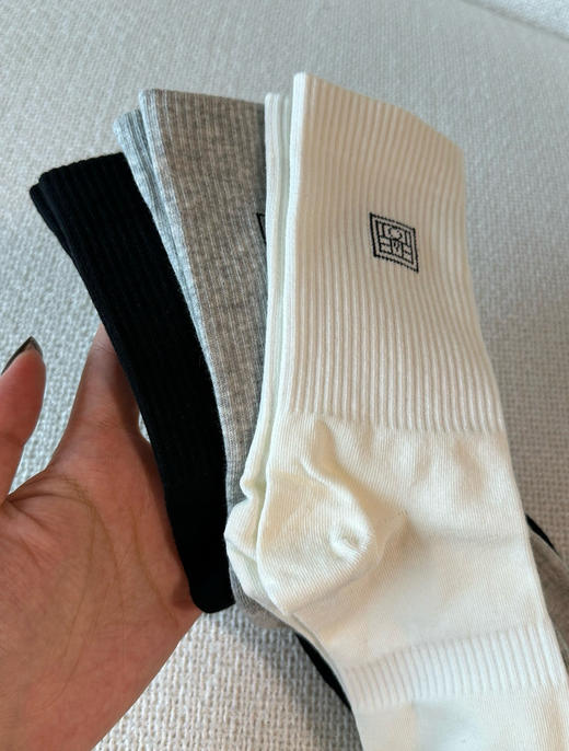瑞典TOT*E同款字母袜子3双092a 商品图7