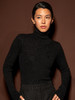 Puree｜#1971 Ribbed Baciscs Turtleneck 高垂领 精纺丝羊绒罗纹打底 [  白 / 黑  ] 商品缩略图4