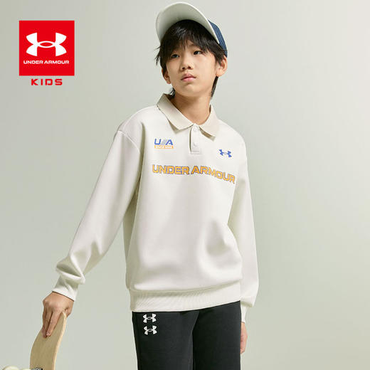 【12月-特惠福利】Under Armour安德玛儿童25新款舒适运动套头卫衣251103540 商品图4