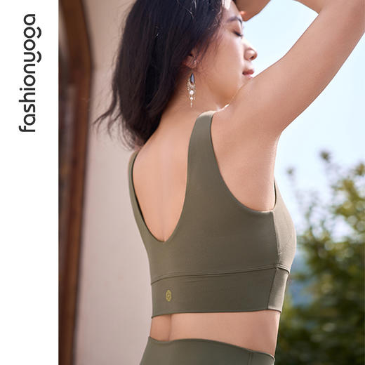 凡圣瑜伽金标裸感简约圆领金标BRA  FC14165 商品图5