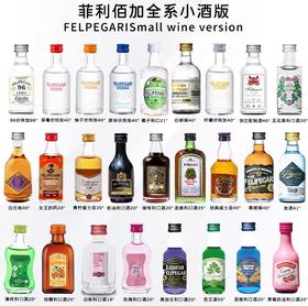 菲利佰加·白兰地威士忌伏特加网红洋酒小酒版29支组合套装