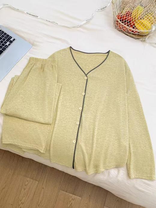 【云朵睡衣】】2025秋冬棉绸小个子睡衣女孩无龄感简约长袖家居服两件套装春秋 商品图6