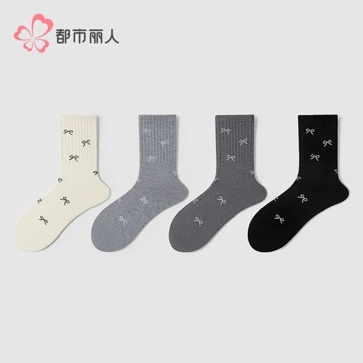 都市丽人袜子女士袜子暖柔女袜子女中筒袜LCHDF7 商品图1