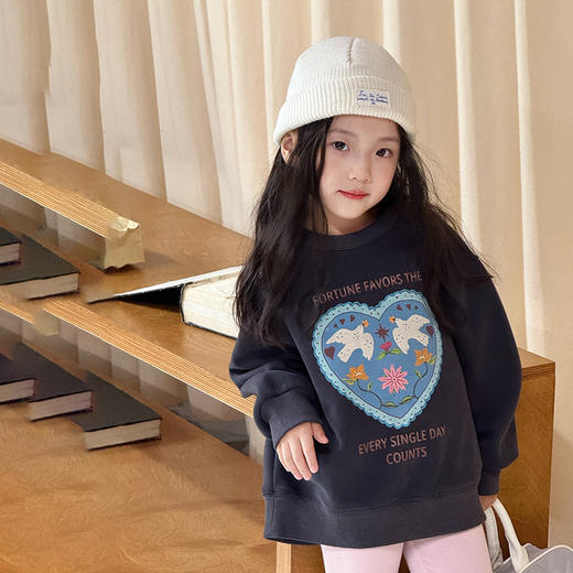 宸之昊童装儿童宝宝舒适云朵绒棉休闲韩版长袖T恤卡通打底衫★ 商品图6