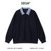 9001SDSA男士秋冬新款痞帅男装韩版拼接半纽翻领卫衣百搭时尚套头上衣 商品缩略图1