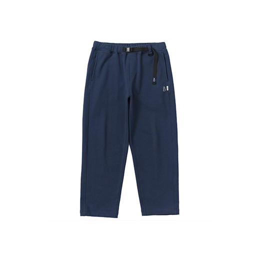 吃茶去chichaqu25经典全棉宽松直筒卡扣长卫裤复古运动休闲百搭 商品图4