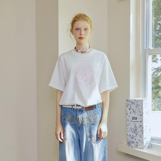 【陈立农联名】陈立农2025青春为名演唱会联名款IDEVERRAY王子高克重短袖T恤情侣装送限定周边礼盒 商品图2