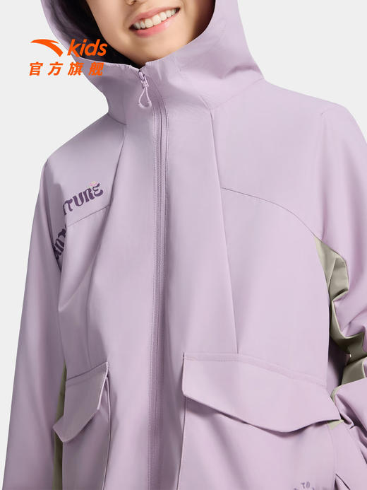 安踏儿童外套女大童2025秋冬运动外套WWF两件套上衣362546601N 商品图4