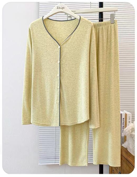 【云朵睡衣】】2025秋冬棉绸小个子睡衣女孩无龄感简约长袖家居服两件套装春秋 商品图1