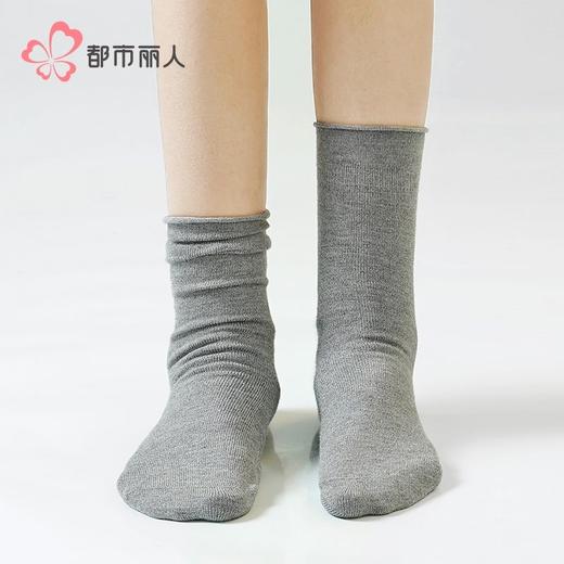 都市丽人袜子女士袜子暖柔女袜子女中筒袜LCHDG7 商品图0